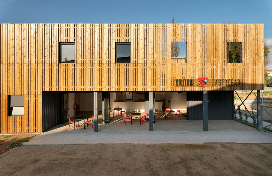 Sustainable Design: Sputnik Youth Center by OBO Estudi