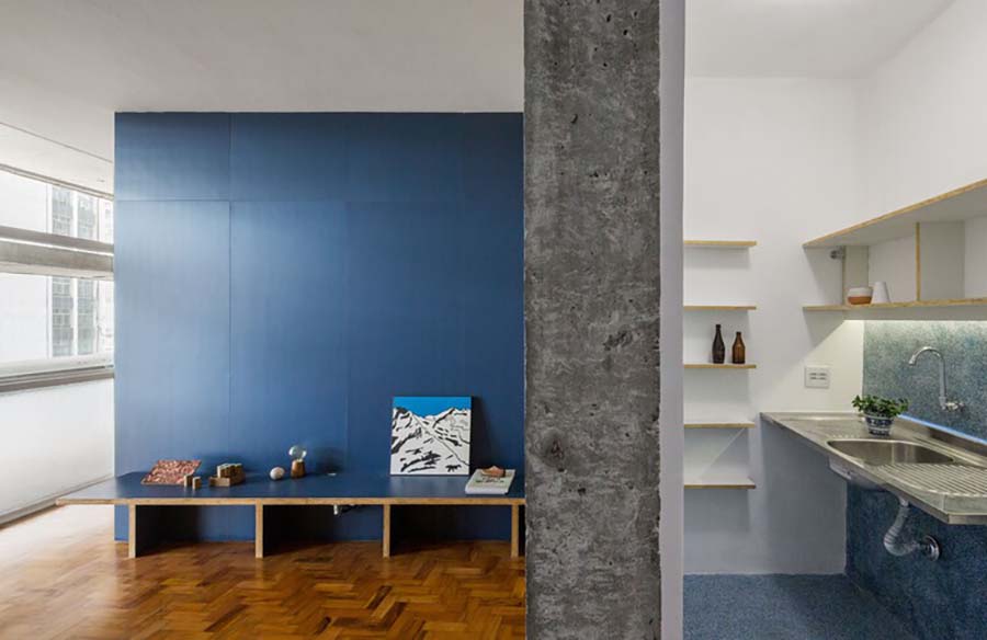 Modern Elegance Renovated Copan Apartment by Vereda Arquitetos